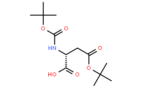 (2R)-4-[(2-Methyl-2-propanyl)oxy]-2-({[(2-methyl-2-propanyl)oxy]c arbonyl}amino)-4-oxobutanoic acid (non-preferred name)