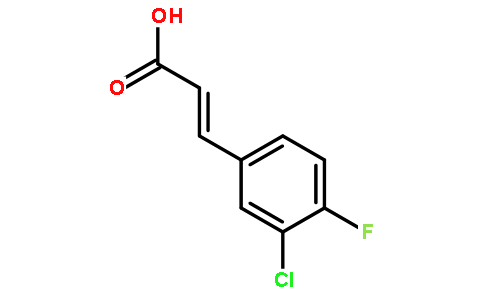 3-Chloro-4-fluorocinnamic acid