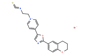 1-(2-Isothiocyanatoethyl)-4-[2-(3,4-dihydro-2H-1-benzopyranyl-6-yl)-5-oxazolyl]pyridinium bromide