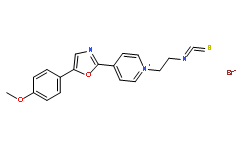 1-(2-Isothiocyanatoethyl)-4-[5-(4-methoxyphenyl)-2-oxazolyl]pyridinium bromide
