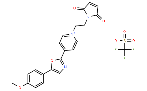 1-[2-(Maleimido)ethyl]-4-[5-(4-methoxyphenyl)-2-oxazolyl] pyridinium triflate ≥90%(HPCE)