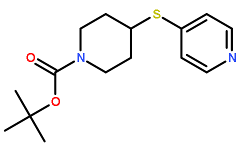 tert-Butyl 4-(pyridin-4-ylthio)piperidine-1-carboxylate