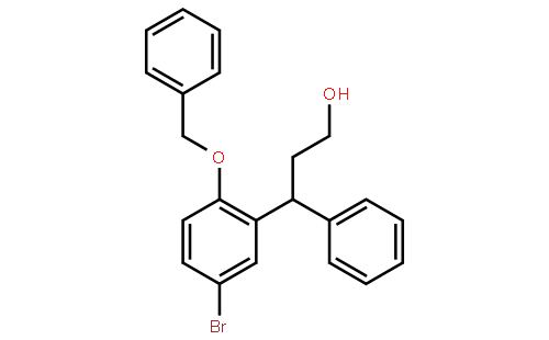 3-(2-(Benzyloxy)-5-bromophenyl)-3-phenylpropan-1-ol