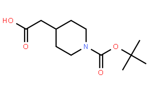 1-(叔丁氧羰基)-4-哌啶乙酸