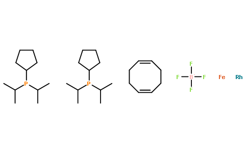 1,1'-双(二异丙基膦)二茂铁(1,5-环辛二烯)铑