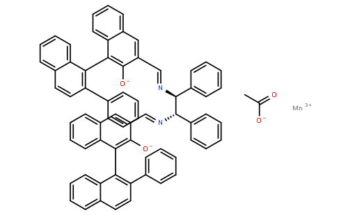 (1S,2S)-N,N'-双[<i>R</i>-2-羟基-2'-苯基-1,1'-联萘基-3-基亚甲基]-1,2-二苯基乙二胺合锰(III)乙酸盐