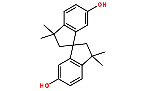 俗名SPIROBIINDANE 化学名 3,3,3',3'-tetramethyl-2,2',3,3'-tetrahydro-1,1'-spirobi[indene]-6,6'-diol