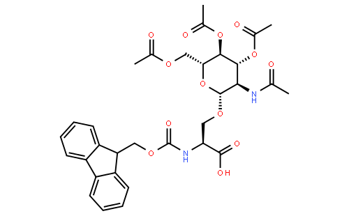 O-(2-Acetamido-2-deoxy-3,4,6-tri-O-acetyl-b-D-glucopyranosyl)-N- a-(fluoren-9-yl-methoxy carbonyl)-L-serine