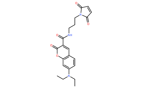 7-Diethylamino-3-[N-(4-maleimidopropyl)carbamoyl]coumarin