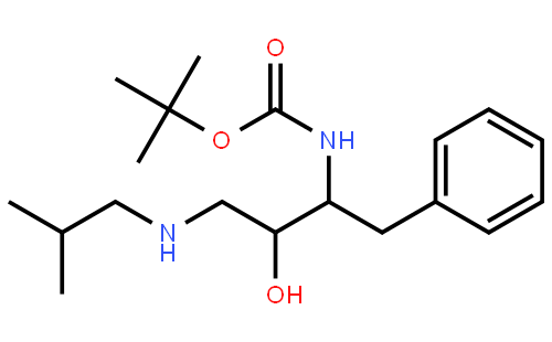 tert-Butyl ((2S,3R)-3-hydroxy-4-(isobutylamino)-1-phenylbutan-2-yl)carbamate