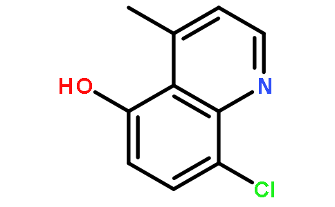 4-Methyl-5-hydroxy-8-chloroquinoline