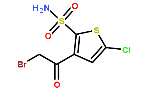 3-(溴乙酰基)-5-氯-2-噻吩磺酰胺