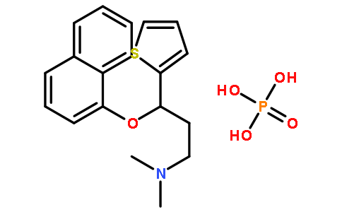 (S)-(+)-N,N-二甲基-3-(1-萘氧基)-3-(2-噻吩基)丙胺磷酸盐