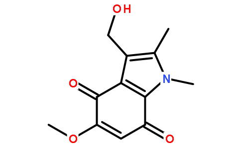 3-(hydroxymethyl)-5-methoxy-1,2-dimethyl-1H-indole-4,7-dione