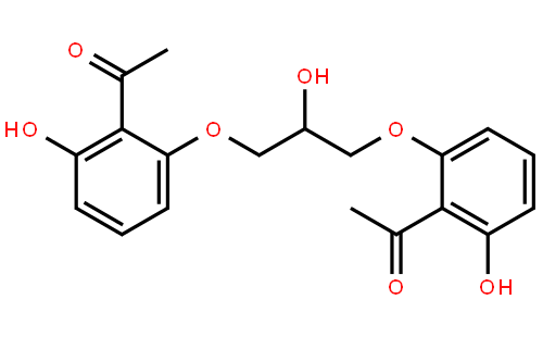 1,3-Bis-(2-acetyl-3-hydroxyphenoxy)-2-propanol
