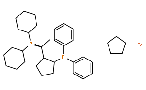 (S)-(+)-1-[(R)-2-(二苯基膦)二茂鐵]乙基二環(huán)已基膦