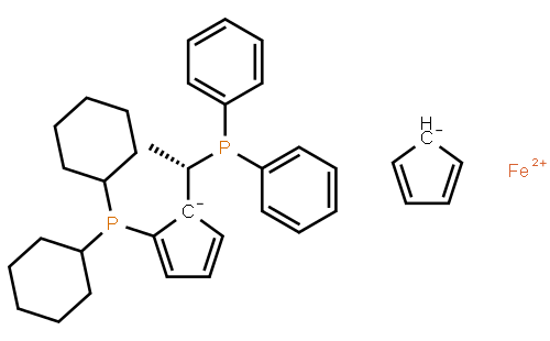 (S)-1-[(R<sub>p</sub>)-2-(二环己基膦)二茂铁基乙基]二苯基膦