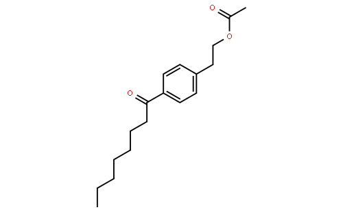 乙酸-[2-(4-辛酰基苯基)]乙酯