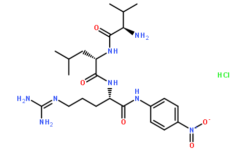 D-缬氨酰-L-亮氨酰-L-精氨酸 4-硝基苯胺