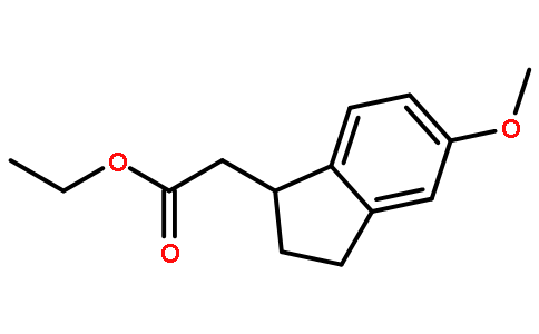 1H-INDENE-1-ACETIC ACID,2,3-DIHYDRO-5-METHOXY-,ETHYL ESTER