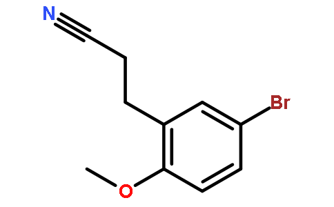3-(5-bromo-2-methoxy-phenyl)propionitrile