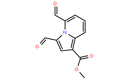 Methyl 3,5-diformyl-1-indolizinecarboxylate