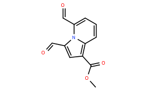 3,5-二甲酰基-1-吲哚嗪羧酸甲酯