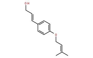 3-[4-[(3-甲基-2-丁烯基)氧基]苯基]-2-丙烯-1-醇
