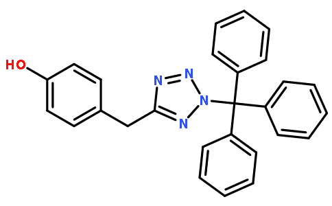 4-((2-Trityl-2H-tetrazol-5-yl)methyl)phenol