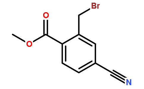 Methyl 2-(bromomethyl)-4-cyanobenzoate