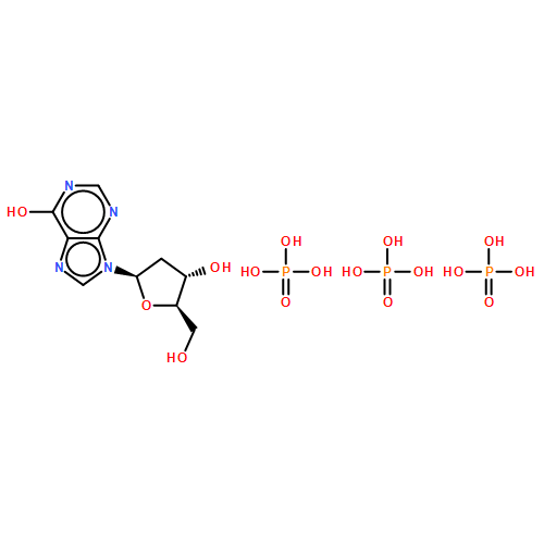 (((2R,3S,5R)-3-Hydroxy-5-(6-hydroxy-9H-purin-9-yl)tetrahydrofuran-2-yl)methyl)triphosphoric acid
