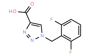 1-[(2,6-二氟苯基)甲基]-1H-1,2,3-噻唑-4-羧酸