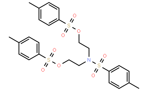 N,N-二[2-(p-苄基磺氧基)乙基]对甲苯磺酰胺