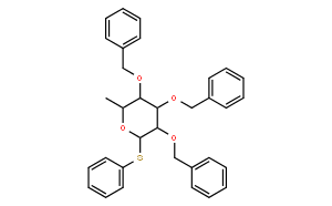 (2S,3R,4R,5S,6R)-3,4,5-Tris(benzyloxy)-2-methyl-6-(phenylthio)tetrahydro-2H-pyran