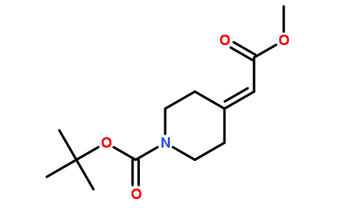tert-Butyl 4-(2-methoxy-2-oxoethylidene)piperidine-1-carboxylate