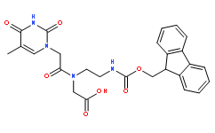 甘氨酸, N-[2-(3,4-二氢-5-甲基-2,4-二氧代-1(2H)-嘧啶基)乙酰基]-N-[2-[[(9H-芴-9-基甲氧基)羰基]氨基]乙基]-