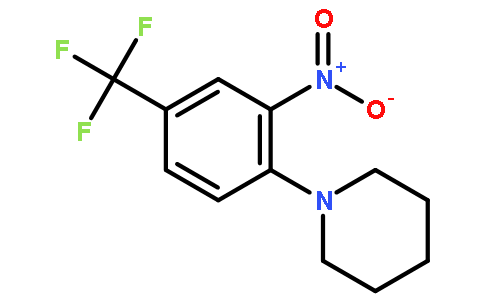 1-(2-Nitro-4-(trifluoromethyl)phenyl)piperidine