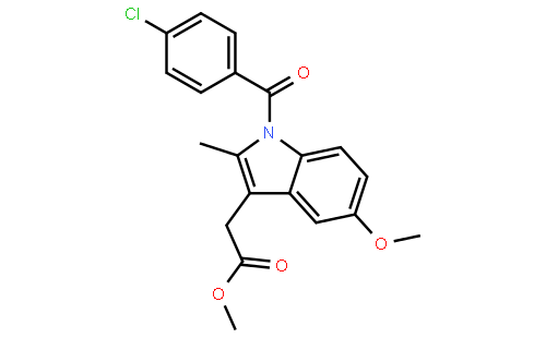 1-(4-氯苯甲酰基)-5-甲氧基-2-甲基-1H-吲哚-3-乙酸甲酯