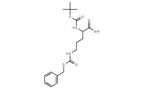 N-叔丁氧羰基-N'-苄氧羰基-D-鸟氨酸