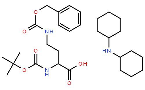 Dicyclohexylamine (S)-4-(((benzyloxy)carbonyl)amino)-2-((tert-butoxycarbonyl)amino)butanoate