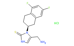 4-(aminomethyl)-3-[(2S)-5,7-difluoro-1,2,3,4-tetrahydronaphthalen-2-yl]-1H-imidazole-2-thione,hydrochloride