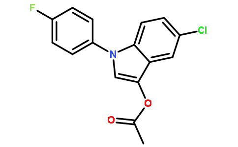 5-Chloro-1-(4-fluorophenyl)-1H-indol-3-yl acetate