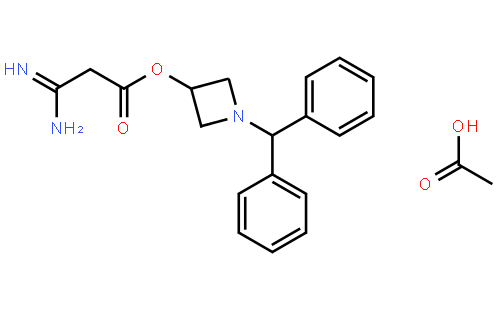 3-氨基-3-亚氨基丙酸 1-(二苯甲基)-3-氮杂环丁酯乙酸盐