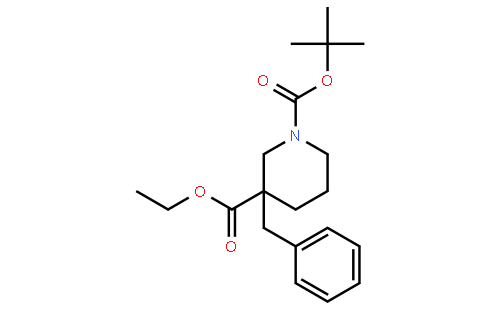 3-Benzylpiperidine-1,3-dicarboxylic acid1-tert-butyl ester 3-ethyl ester
