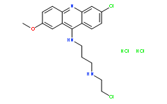 6-氯-9-(3-N-(2-氯乙基氨)丙氨基-2-甲氧基吖啶二盐酸盐