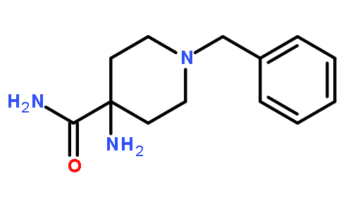 4-Piperidinecarboxamide, 4-amino-1-(phenylmethyl)-