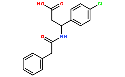 3-(4-Chlorophenyl)-3-(2-phenylacetamido)propanoic acid