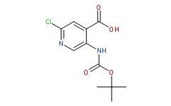 5-{[((叔丁氧基)羰基]氨基} -2-氯吡啶-4-羧酸