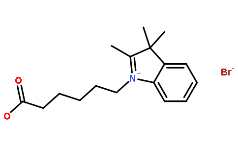 6-(2,3,3-trimethylindol-1-ium-1-yl)hexanoic acid;bromide