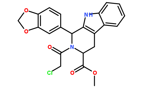 (1R,3R)-1-(1,3-苯并二氧戊环-5-基)-2-(氯乙酰基)-2,3,4,9-四氢-1H-吡啶并[3,4-B]吲哚-3-羧酸甲酯
